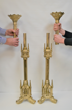 H-61 Acolyte processional 41" candlesticks