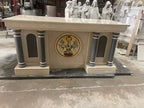Custom Marble and Mosaic Altar Set