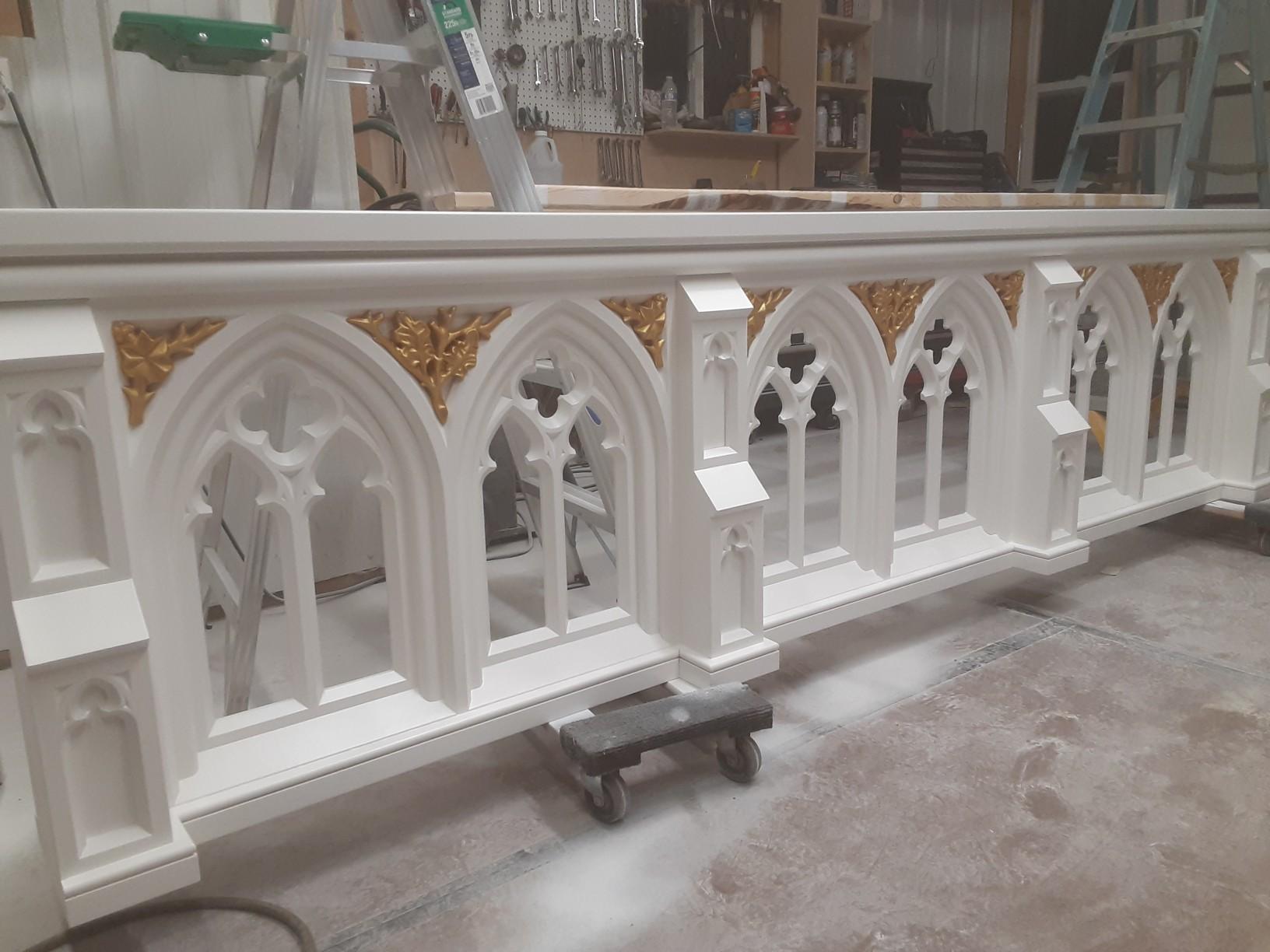 Gothic Communion Railing