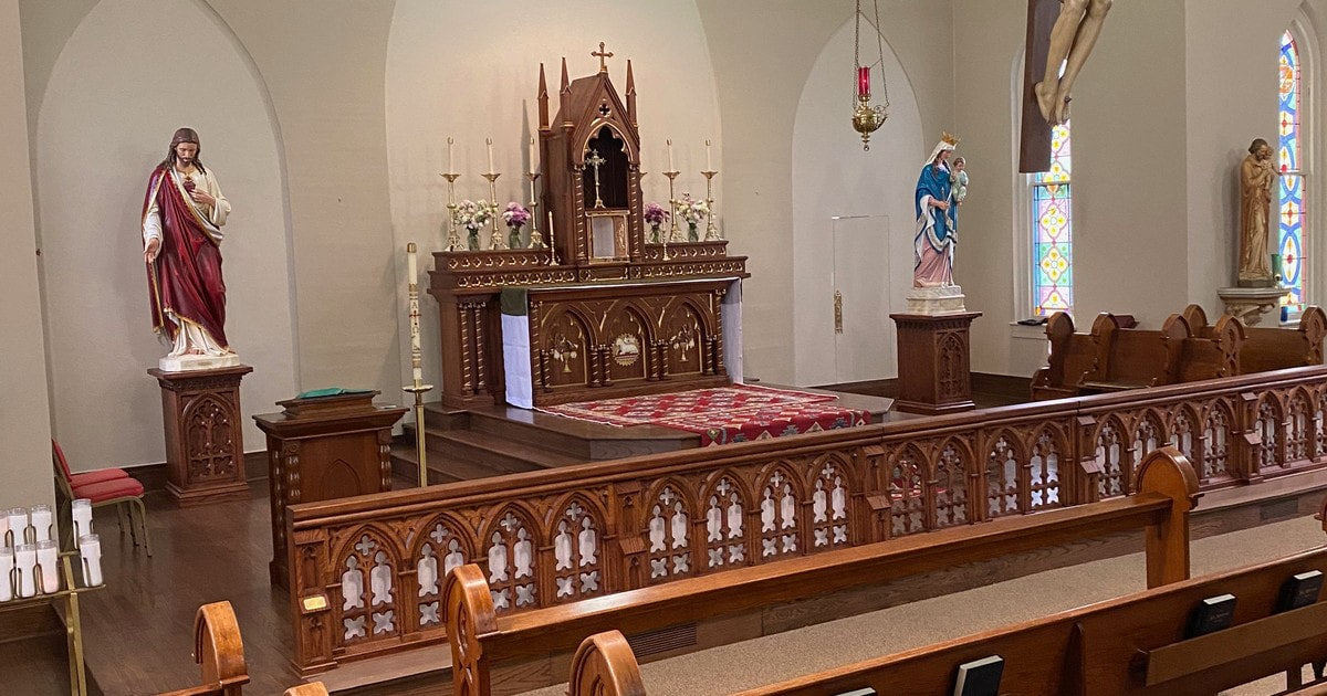 Custom Altar and Railing