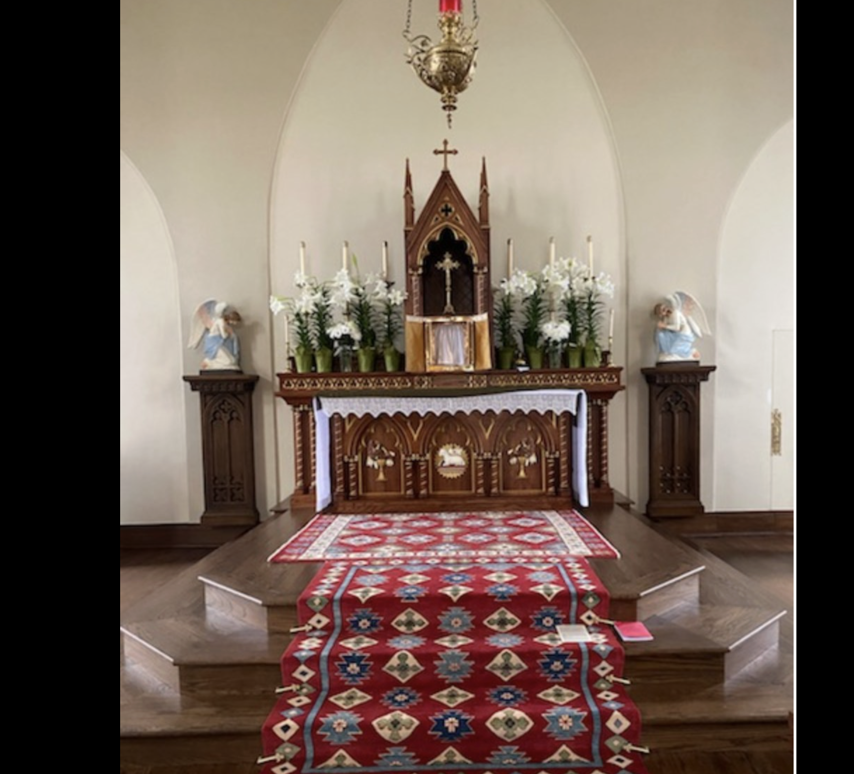 Custom Altar and Railing