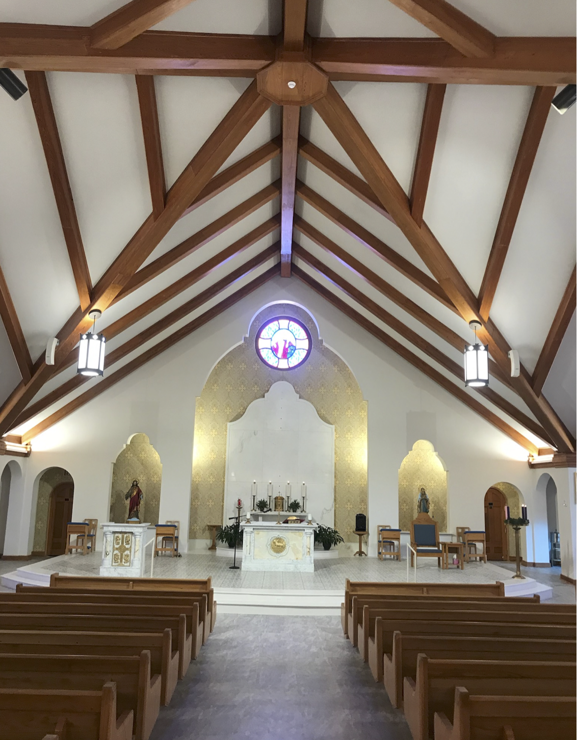 Marble high altar, Our Lady of Gulf Shores