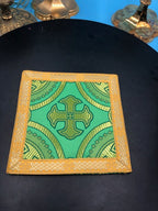 B-27 Green 3 Hearts Chasuble