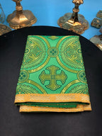 B-27 Green 3 Hearts Chasuble