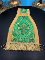 B-27 Green 3 Hearts Chasuble