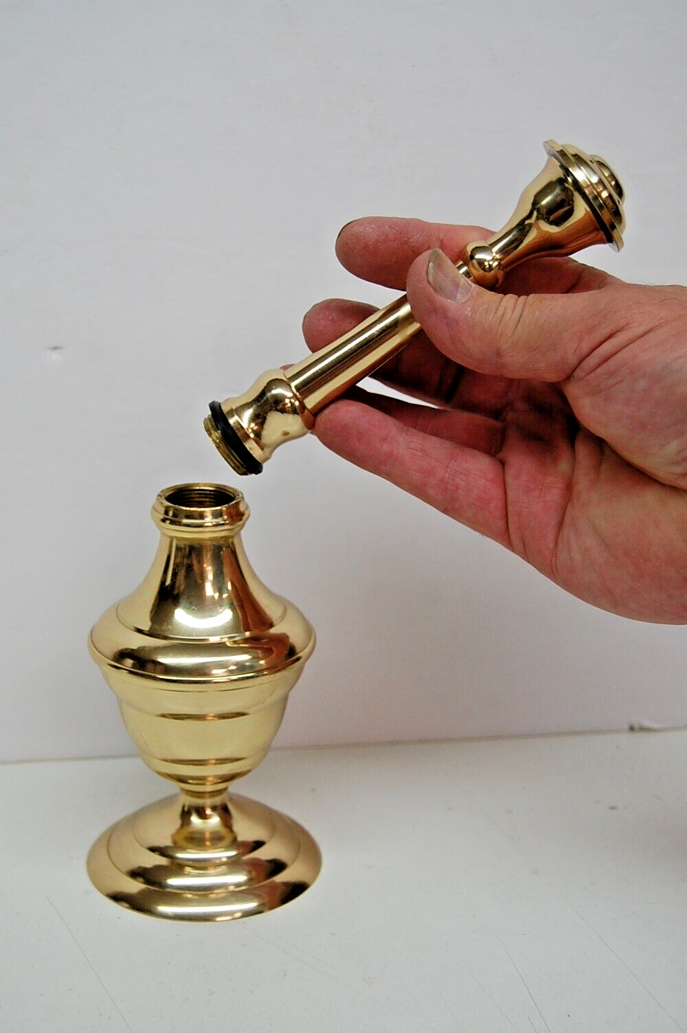 H-421 Standing Holy Water Sprinkler -new Fynders Keepers