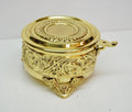 H-806 Ornate Brass Luna Holder Fynders Keepers