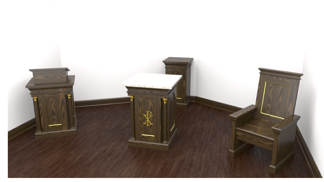 Complete Small Chapel Set (Senior Villa, retirement, rectory chapel)