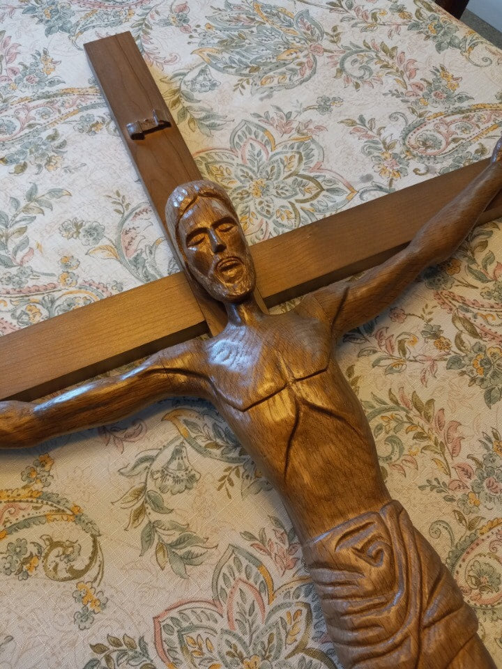 Custom fabricated Father Kapaun Crucifix