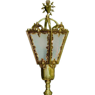 AHB-Sacred Heart Processional Torch Non movement (four in stock) Fynders Keepers