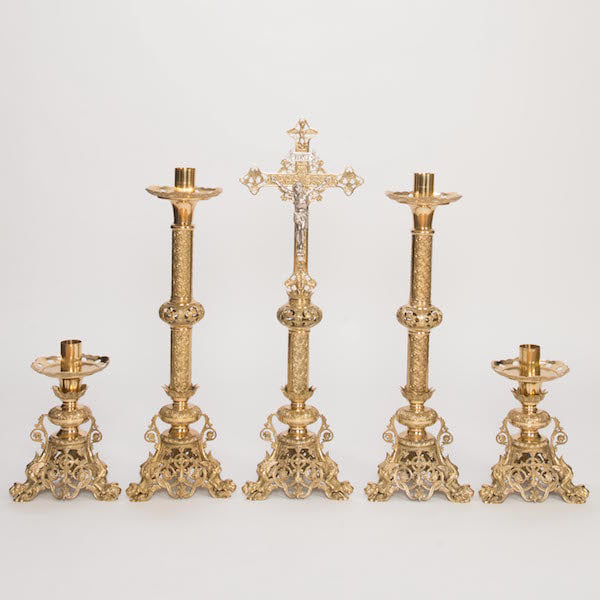 H-143 30" candlesticks