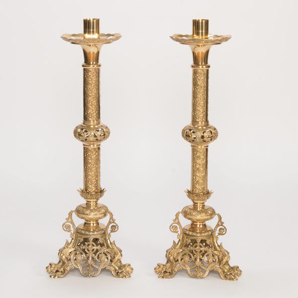 H-143 30" candlesticks Fynders Keepers