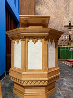 Mosaic Altars, ambo custom built St Marys