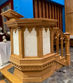 Mosaic Altars, ambo custom built St Marys