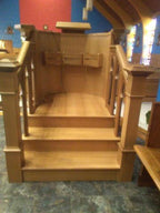 Mosaic Altars, ambo custom built St Marys