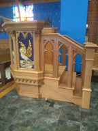 Mosaic Altars, ambo custom built St Marys