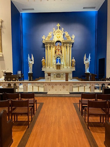 Roman Altar railing  paint grade