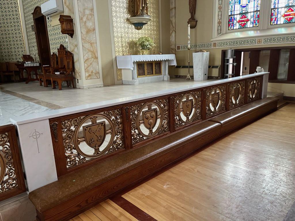 Custom Communion Railing Panel Inserts