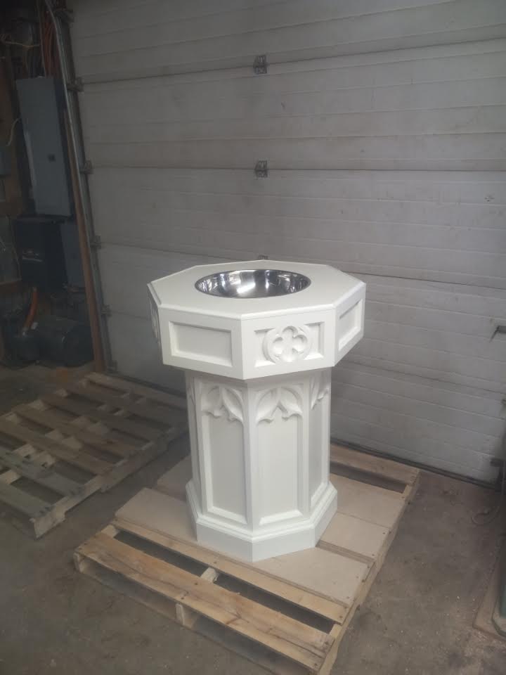 Custom Baptismal Font
