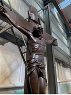 Crucifixion Scene in Bronze A 22
