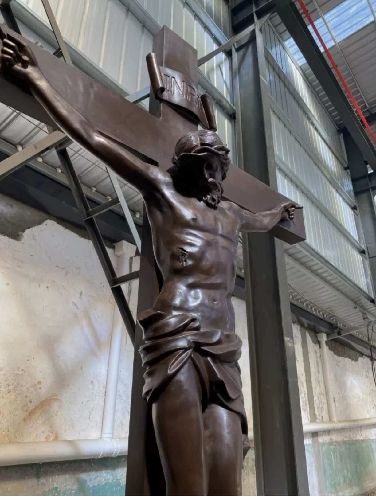 Crucifixion Scene in Bronze A 22