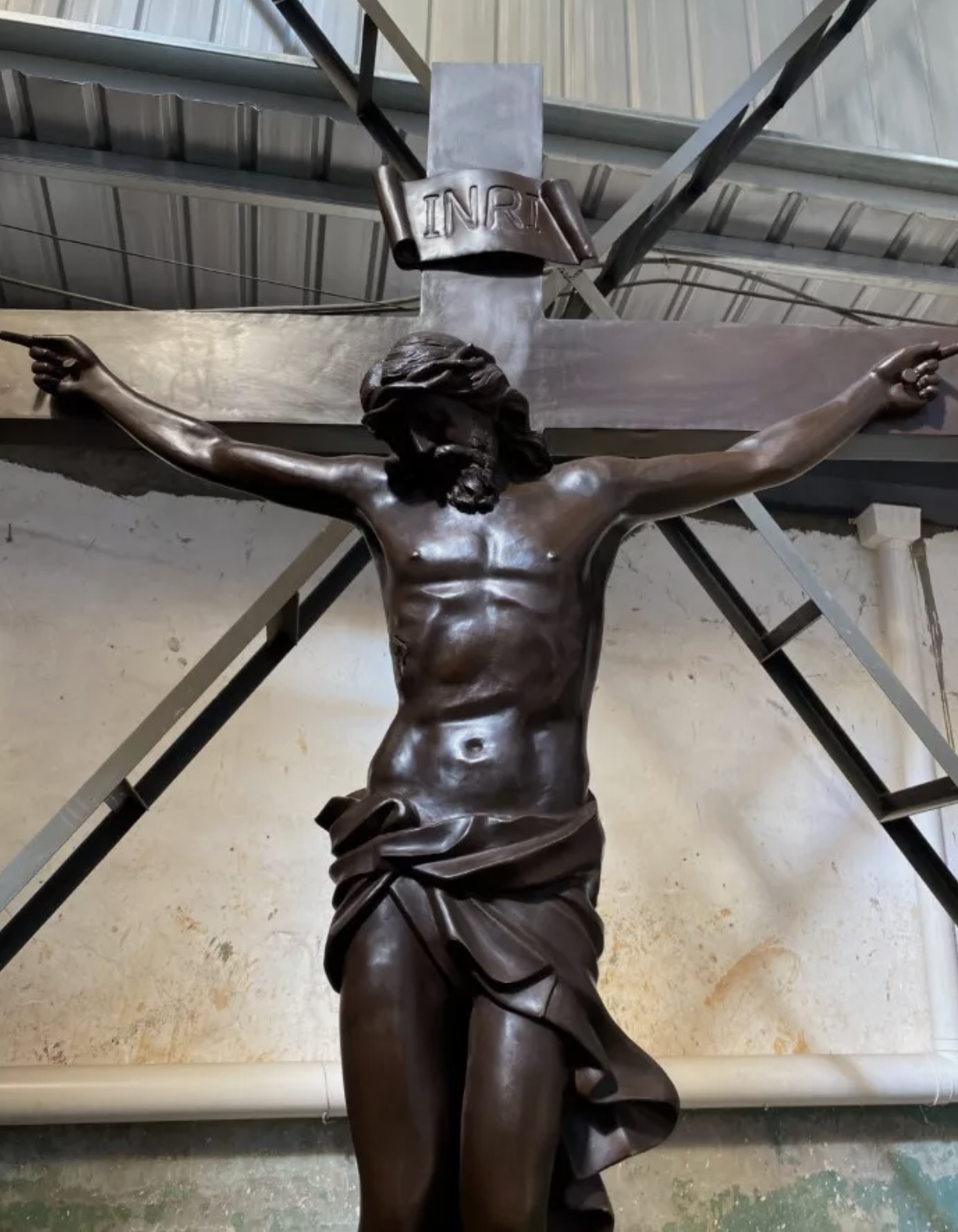 Crucifixion Scene in Bronze A 22