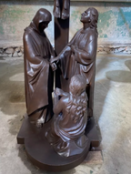 Crucifixion Scene in Bronze A 22