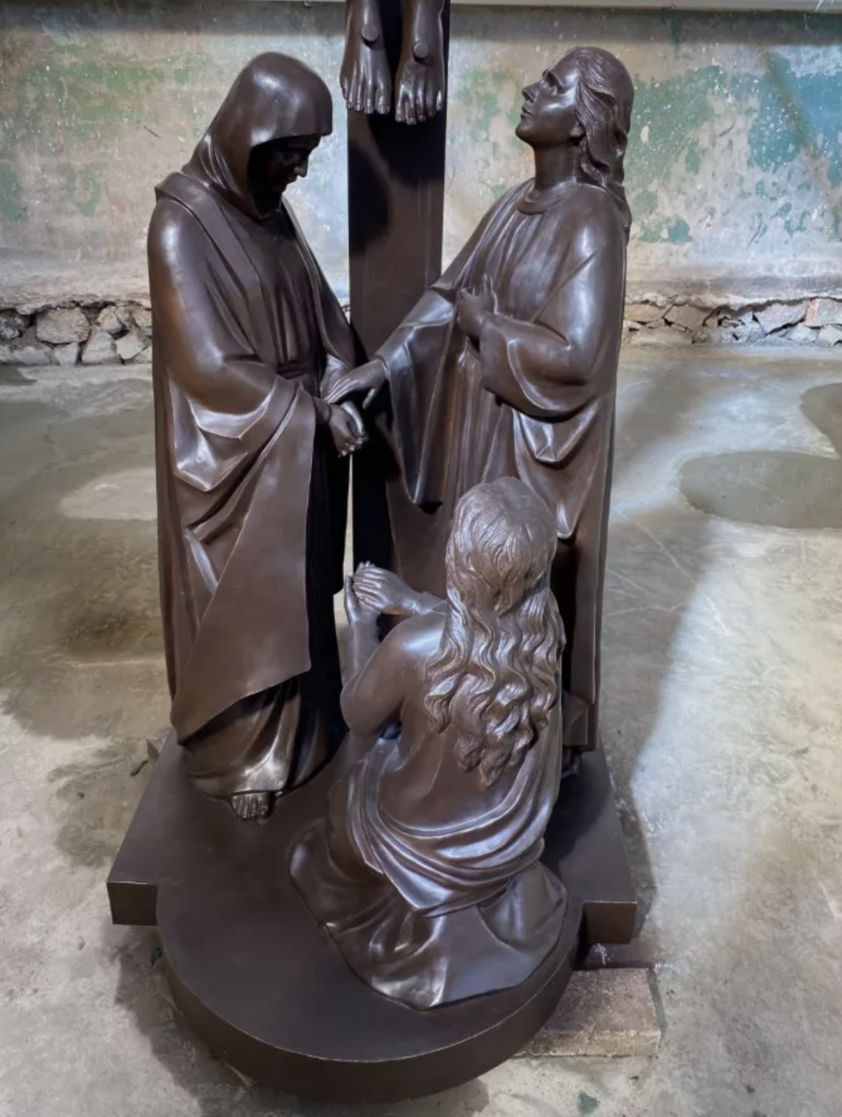 Crucifixion Scene in Bronze A 22