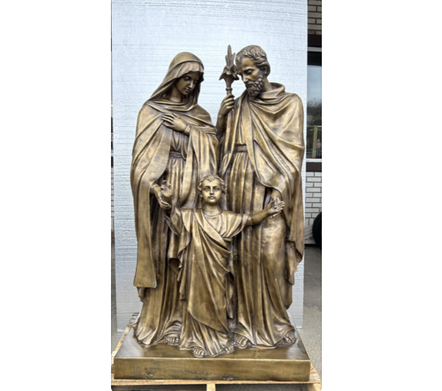 Holy Family 6ft Real Bronze