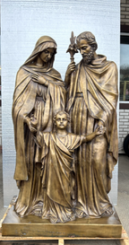 Holy Family 6ft Real Bronze