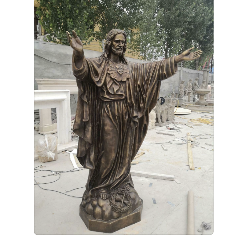 Welcoming Christ Real Bronze Statue