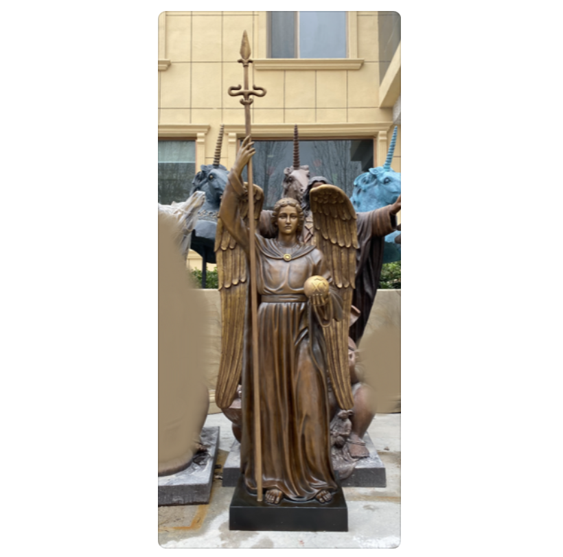 St Michael the Archangel Real Bronze option 2