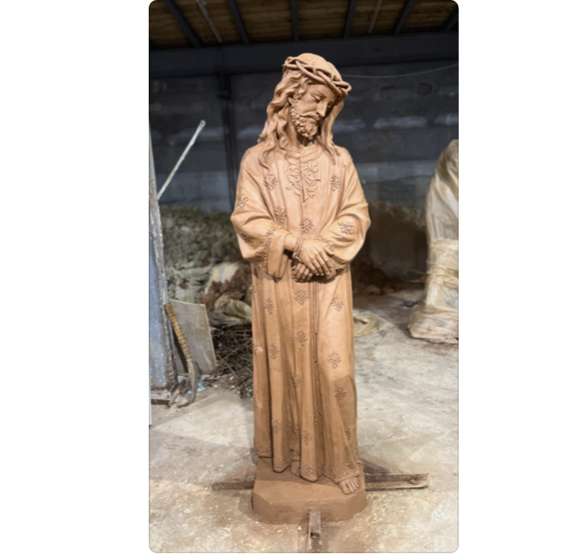 Bronze Scouraged Christ (shown in Clay) But will be in real bronze