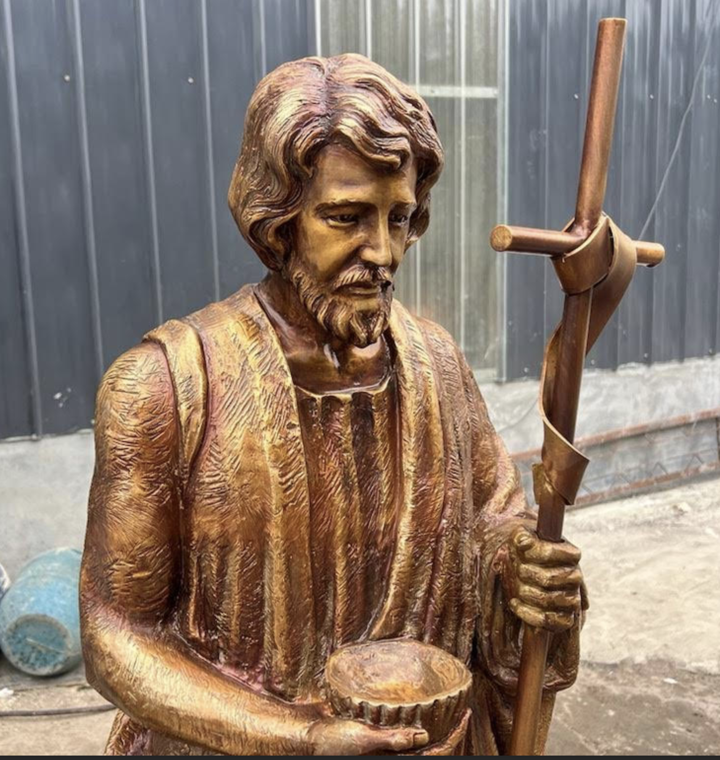 John the Baptist 54" real Bronze