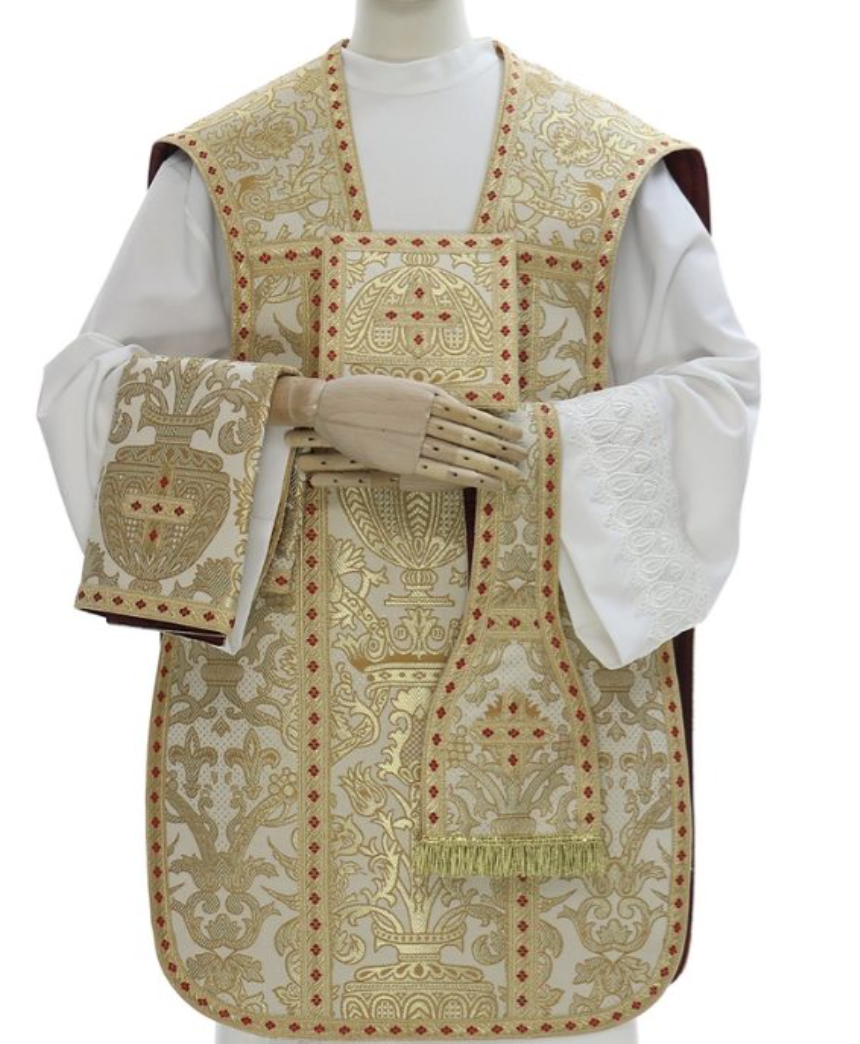 new Ornate Roman Chasuble 5 piece x 1244 (in stock) Fynders Keepers