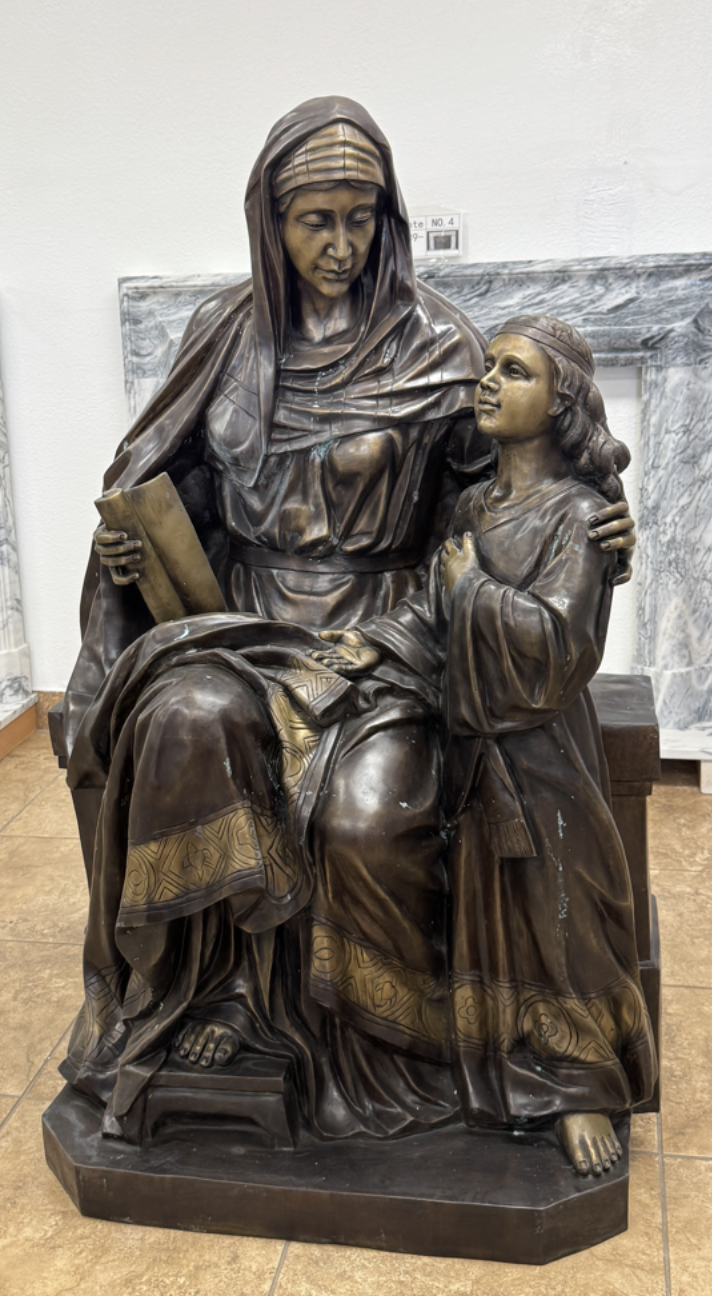 St Anne in bronze 60"