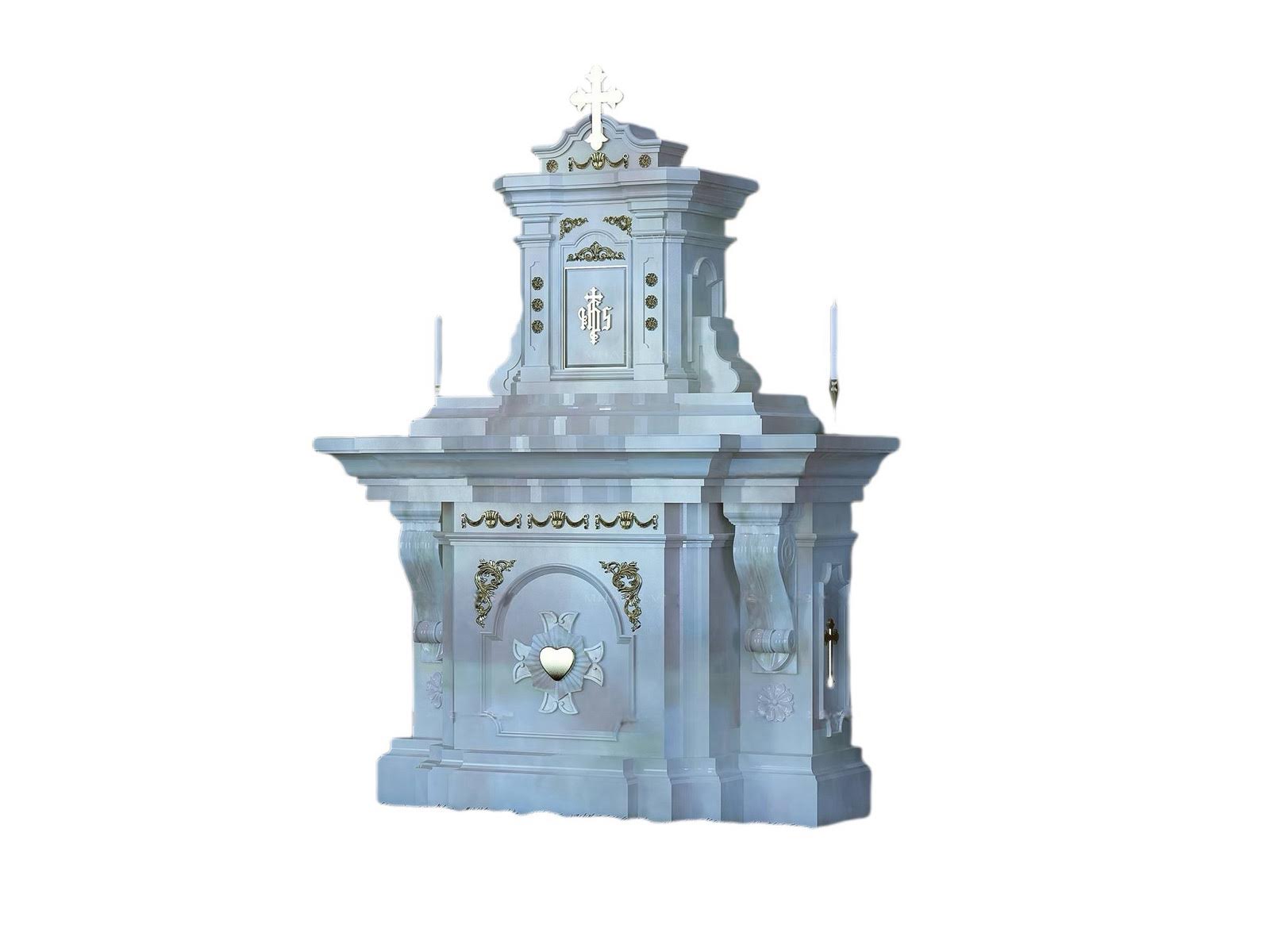New Custom Marble altar 4b
