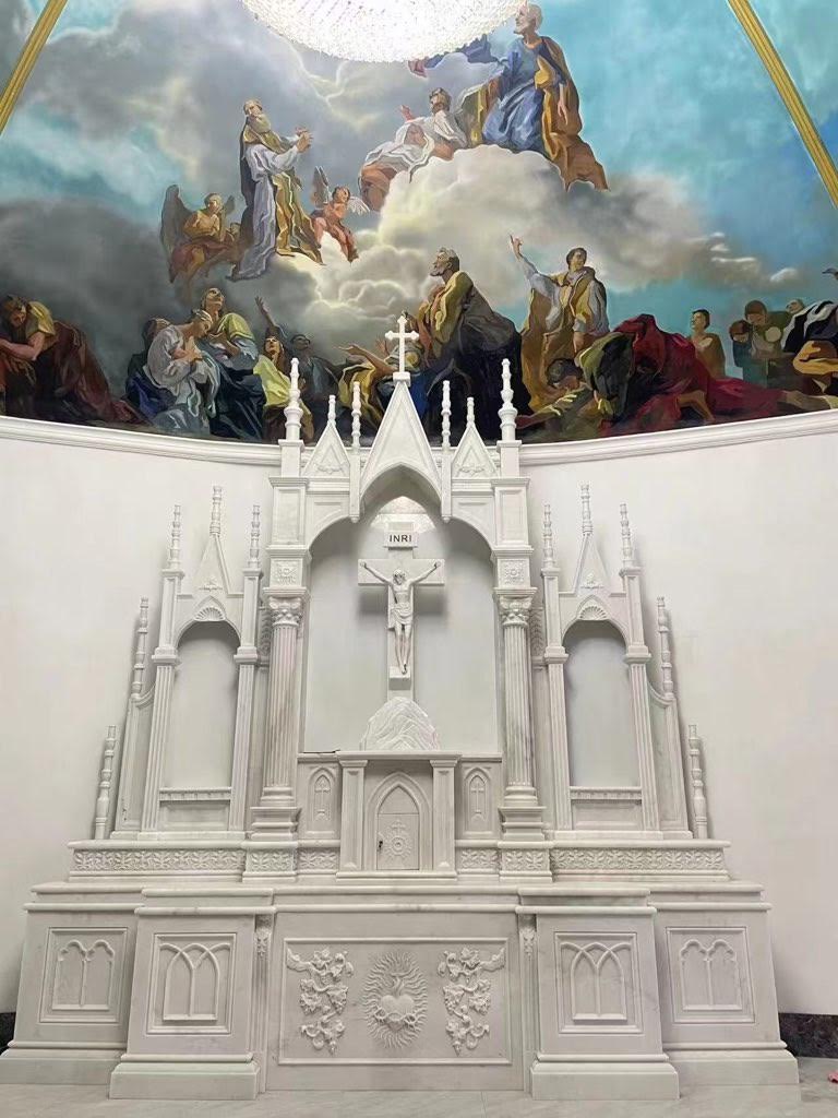 Custom Marble High altar 5 b Fynders Keepers