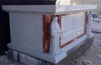 Marble two tone altar X2444