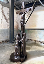 Large Crucifixion Scene 9ft in Bronze