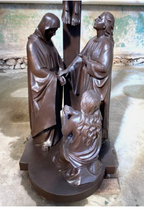 Large Crucifixion Scene 9ft in Bronze