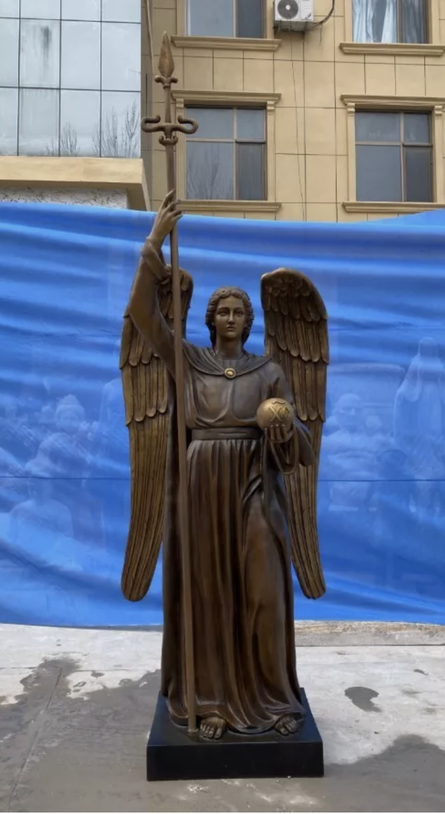 Bronze angel 92" Statue
