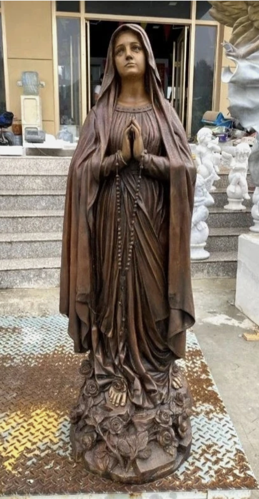 Our Lady of Lourdes Bronze 72"