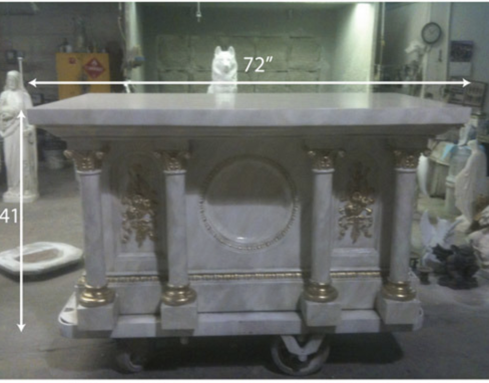 Fiberglass Altar 2 b Fynders Keepers