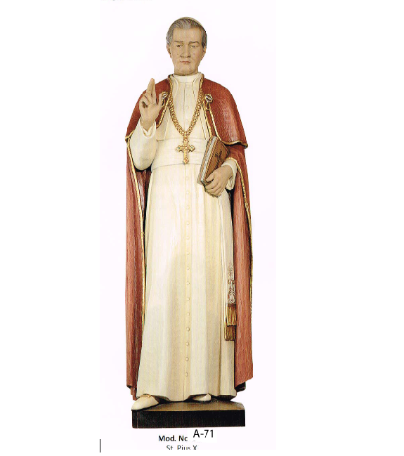 St Pius X Statue by Demetz Fynders Keepers