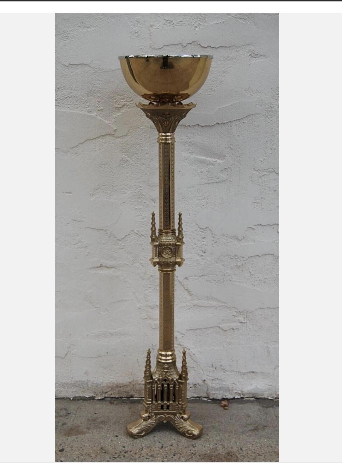 H-61 Holy Water Font Standing