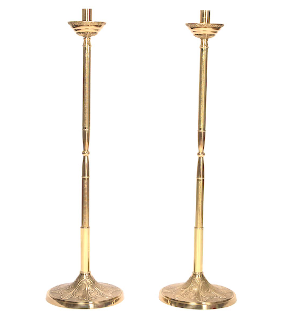 H-128DP PROCESSIONAL CANDLESTICKS