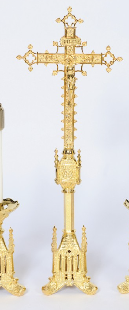 H-35 Gothic Altar Crucifix Fynders Keepers