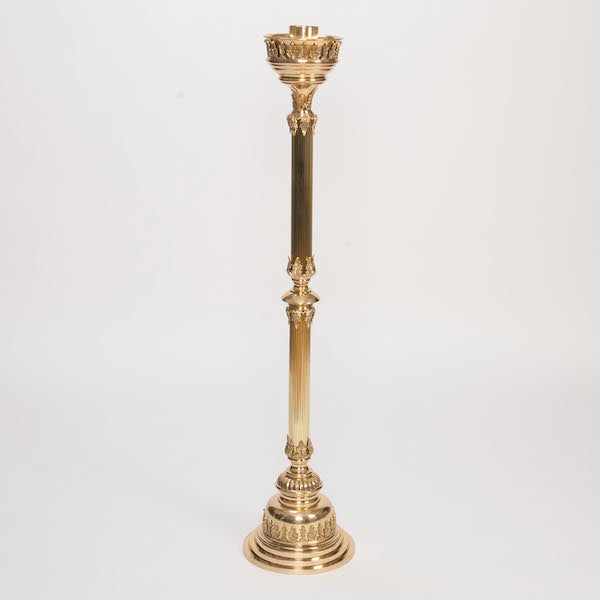 H-109 Paschal Candlestick  Fluted Stem