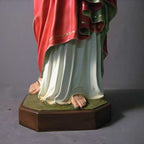 Sacred Heart with Hand Raised 52 inch statue, color finish